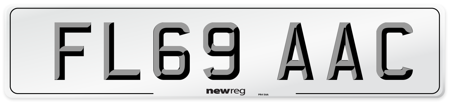 FL69 AAC Number Plate from New Reg